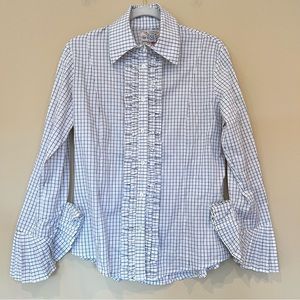Bell Fine Garments Victorian Style Plaid Button Down